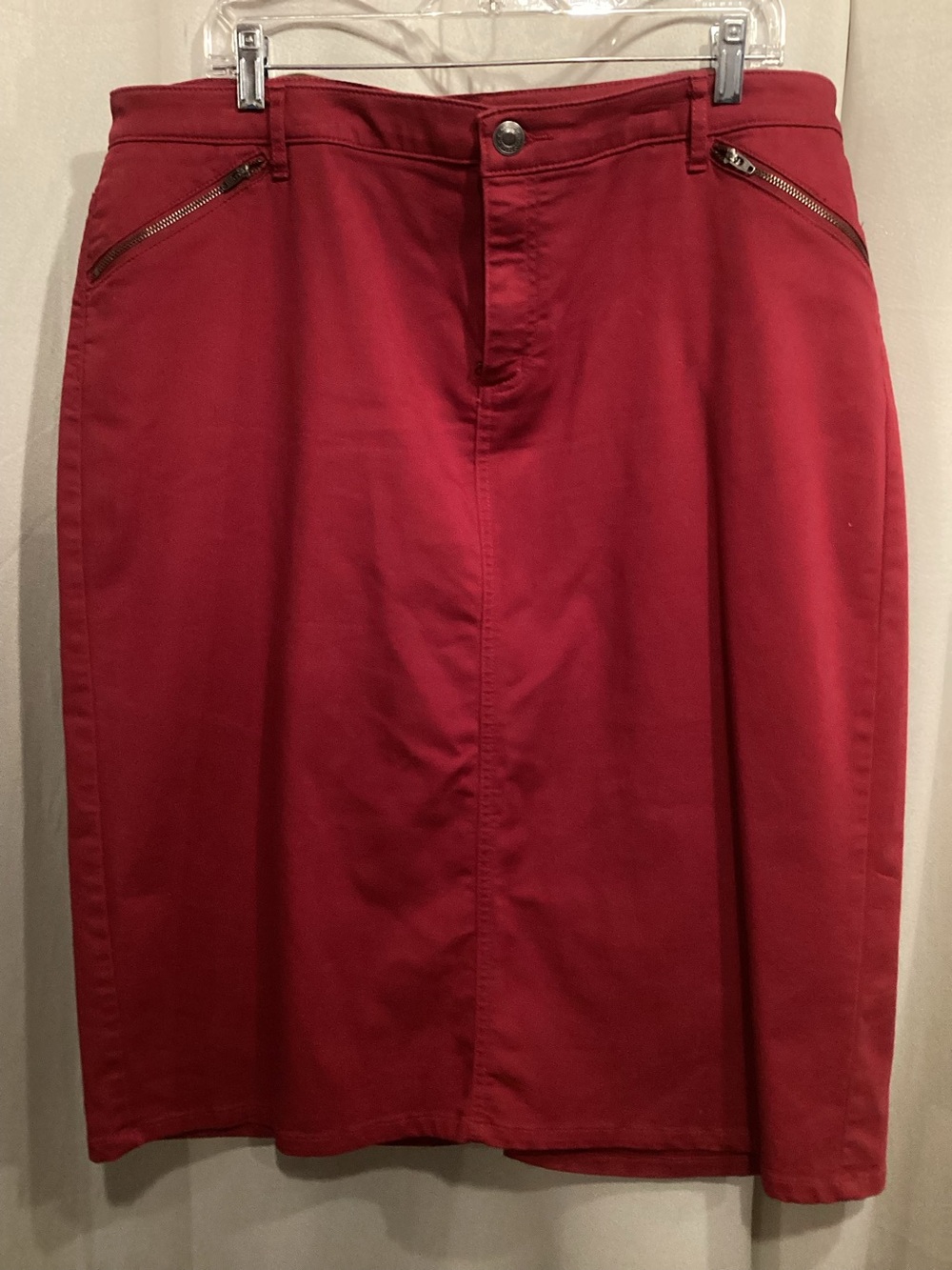 CJ Banks Red Women's Skirt